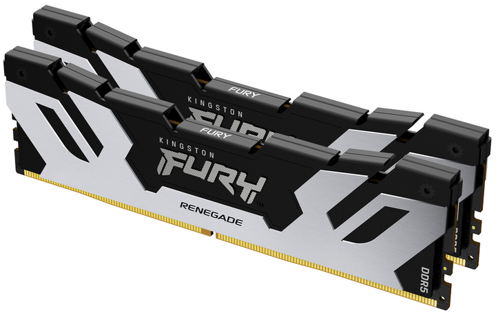 Pamięć RAM Kingston Fury DDR5-6400 65536MB PC5-51200 (Kit of 2x32768) Renegade Black (KF564C32RSK2-64) - obraz 1