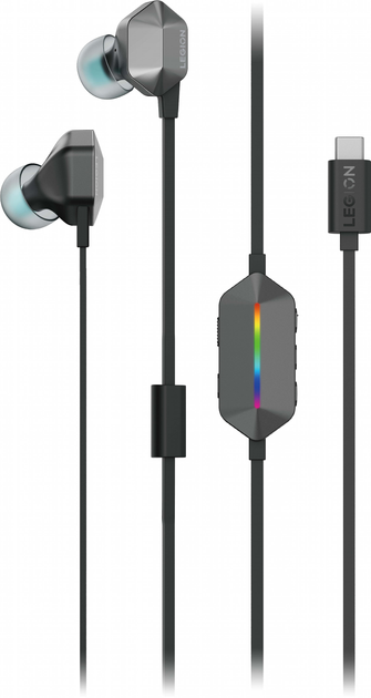 Słuchawki Lenovo Legion E510 7.1 RGB Gaming In-Ear Headphones (GXD1N40797) - obraz 1