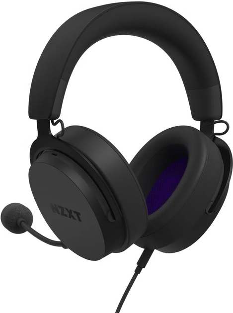 Przewodowy zestaw słuchawkowy NZXT Wired Closed Back Headset 40 mm V2 Black (AP-WCB40-B2) - obraz 1