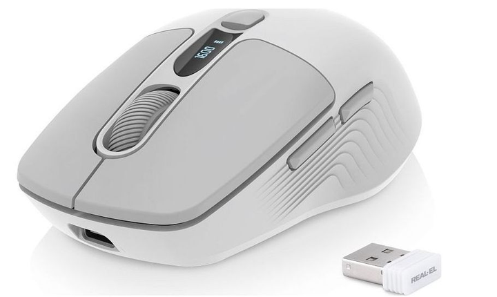 Мышка REAL-EL RM-480 W Black - изображение 1