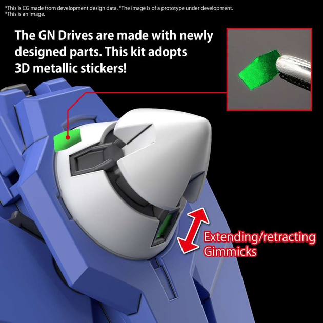 Model do składania Bandai Gundam 00 Diver ARC HGBM 1/144 (4573102657206) - obraz 14