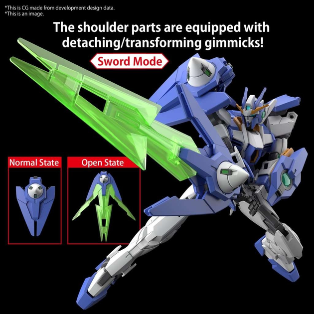 Model do składania Bandai Gundam 00 Diver ARC HGBM 1/144 (4573102657206) - obraz 12