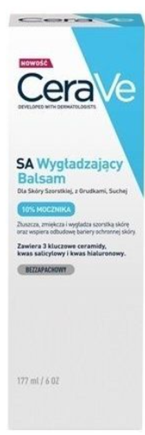 Balsam do twarzy CereVe SA Wygładzajacy do bardzo suchej skóry 177 ml (5902503255299) - obraz 1