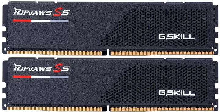 Pamięć RAM G.Skill DDR5-5600 65536MB PC5-44800 (Kit of 2x32768) Ripjaws S5 Black (F5-5600J3036D32GX2-RS5K) - obraz 1