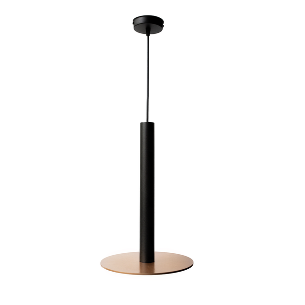 Светильник подвесной в стиле лофт MSK Electric Disk под лампу Е14 NL 26501 BK+CP черный+медь - изображение 2