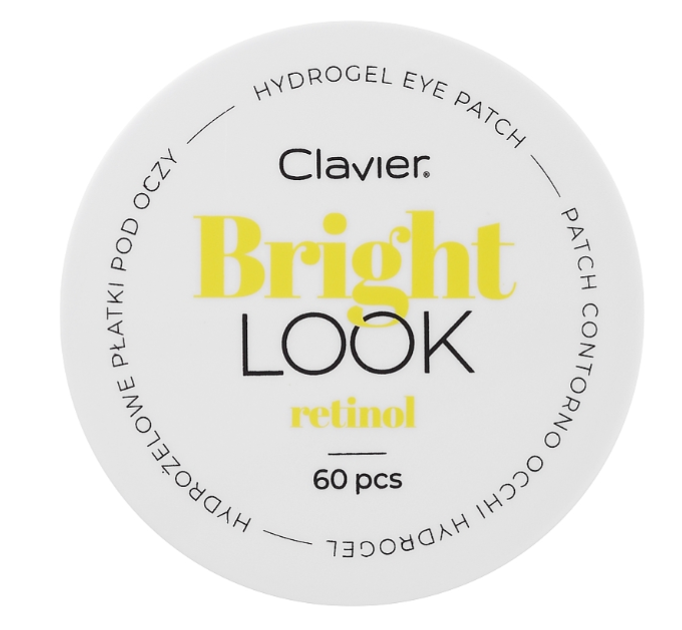 Гідрогелеві патчі для шкіри навколо очей Clavier Bright Look Retinolа 60 шт (5907996057221) - зображення 1