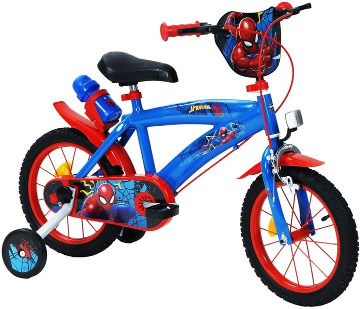 Rower dziecięcy Huffy Disney Spider Man 14" 24941W Blue/Red (0324472494144) - obraz 1