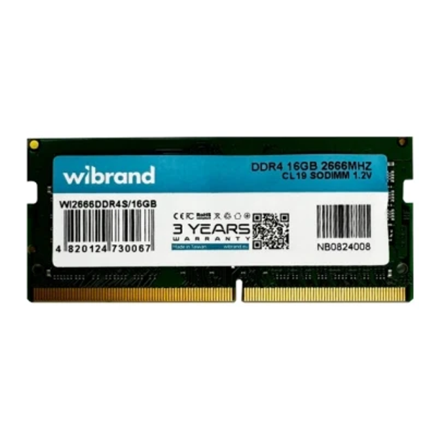 Модуль памяти для ноутбука SoDIMM DDR4 16GB 2666 MHz Wibrand ...
