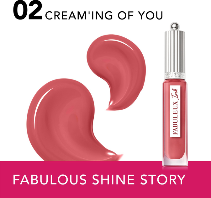 Помада для губ Bourjois Fabuleux Ink Labial 02 Cream'ing Of You 3.5 мл (3616305242709) - зображення 2