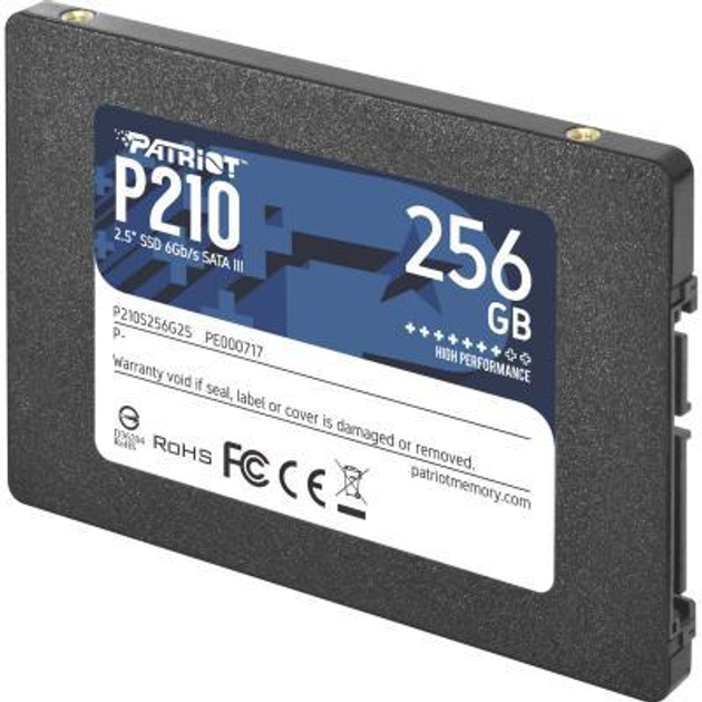 Накопичувач SSD 2.5" 256GB Patriot (P210S256G25) - зображення 3