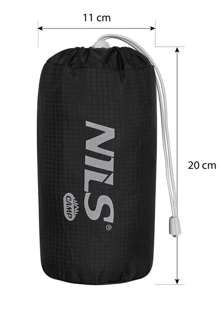 Туристичний рюкзак Nils Camp tripper 10 л чорний NC1708 (5907695546361) - зображення 6
