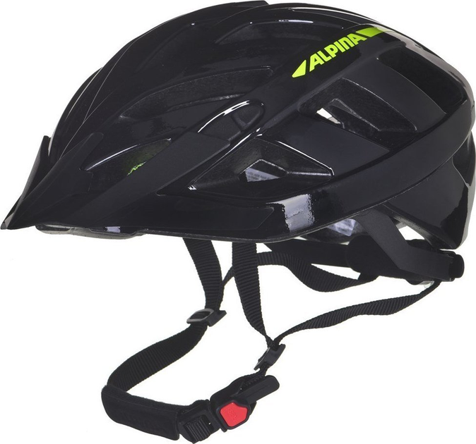 Kask rowerowy Alpina Panoma 2.0 56-59 cm Black-Neon Yellow (4003692315311) - obraz 1