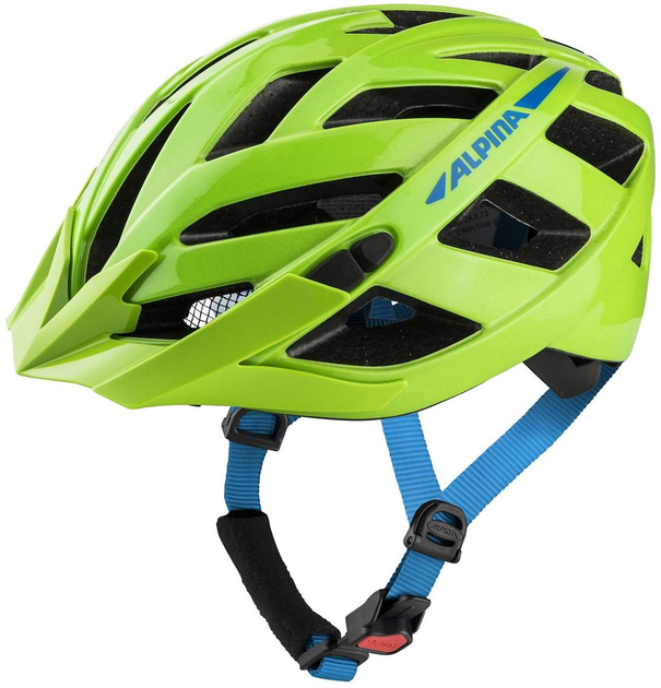 Kask rowerowy Alpina Panoma 2.0 56-59 cm Green-Blue Gloss (4003692310231) - obraz 1