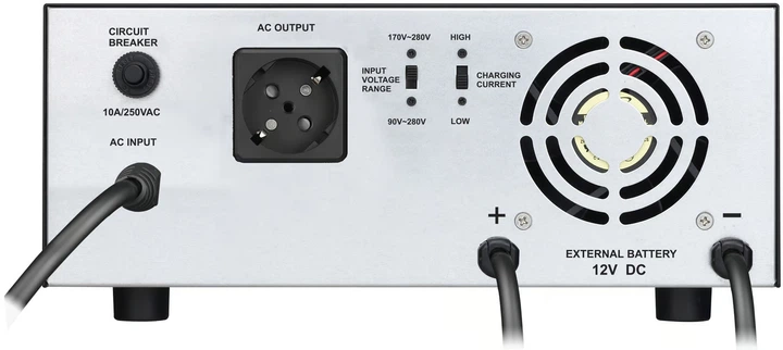 Перетворювач інвертор для сонячних PowerWalker Inverter 1200 PSW (10120215) - зображення 4