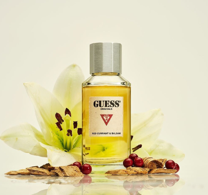 Парфумована вода унісекс Guess Originals Type 2 Red Currant & Balsam 100 мл (85715323200) - зображення 3