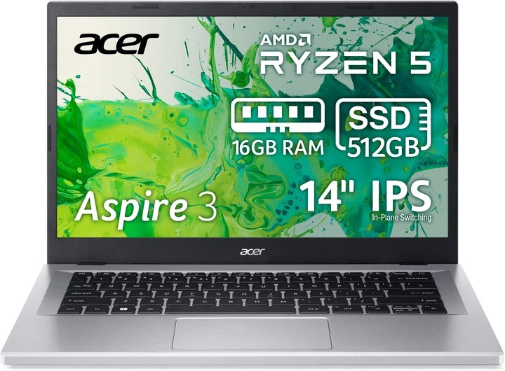 Ноутбук Acer Aspire 3 A314-23P-R8KS (NX.KDDEU.00A) Pure Silver