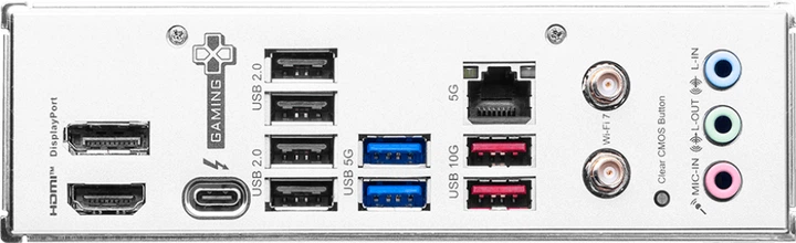 Płyta główna MSI B860 Gaming Plus Wi-Fi (s1851. Intel B860. PCI-Ex16) (7E41-003R) - Zdjęcie 4 Płyta główna MSI B860 Gaming Plus Wi-Fi (s1851. Intel B860. PCI-Ex16) (7E41-003R) - obraz 4