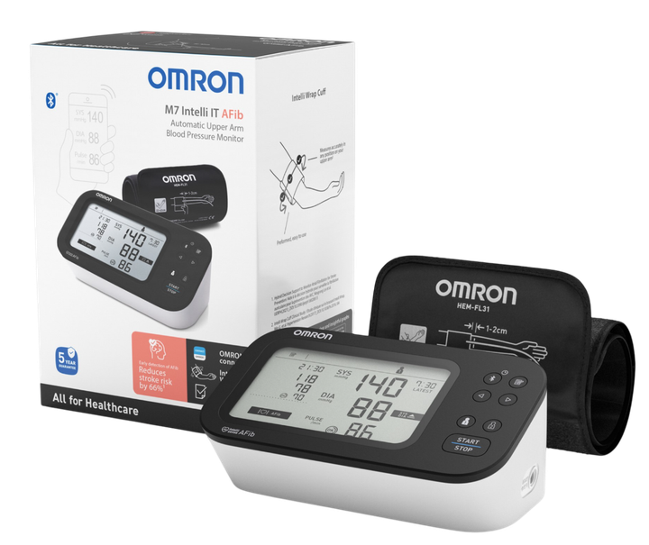 Тонометр Omron M7 Intelli IT AFIB (HEM-7380T1-EBK) - зображення 1