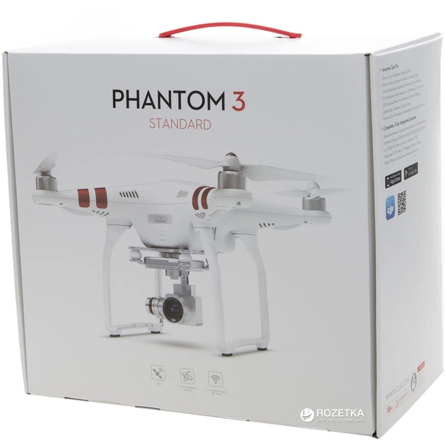 Квадрокоптер DJI Phantom 3 Standard – фото, отзывы, характеристики