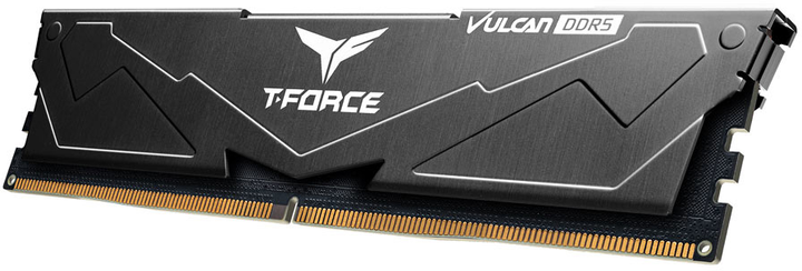 Оперативна пам'ять Team Group DDR5-5200 32768MB PC5-41600 T-Force Vulcan Black (FLBD532G5200HC40C01) - зображення 2