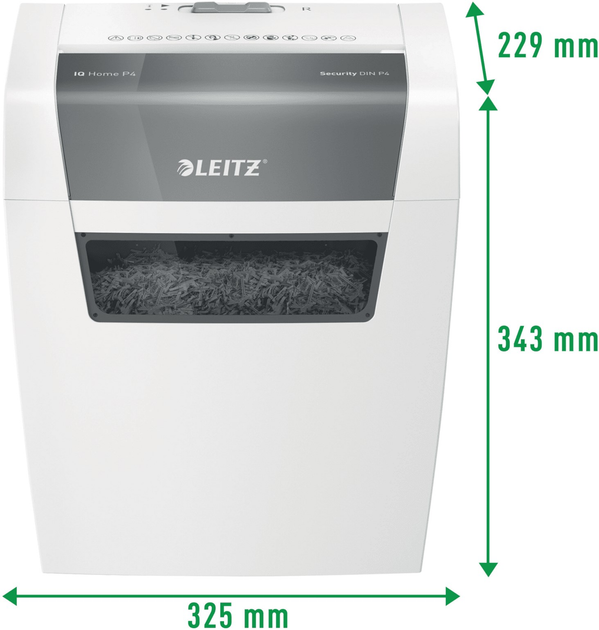 Niszczarka Leitz IQ Home P4 (4002432128464) - obraz 8