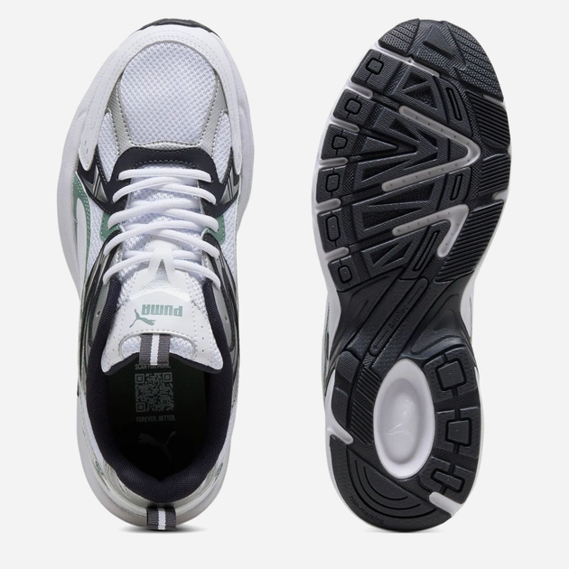 Чоловічі кросівки Puma Milenio Tech 39232213 40.5 (7UK) 26 см Puma White-Green Moon-New Navy (4067983905612) - зображення 4