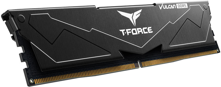 Pamięć RAM Team Group DDR5-5600 32768MB PC5-44800 (Kit of 2x16384) T-Force Vulcan Black (FLBD532G5600HC32DC01) - obraz 3