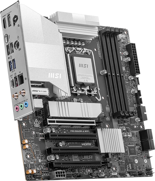 Материнська плата MSI PRO B860M-A Wi-Fi (s1851, Intel B860, PCI-Ex16) - зображення 2
