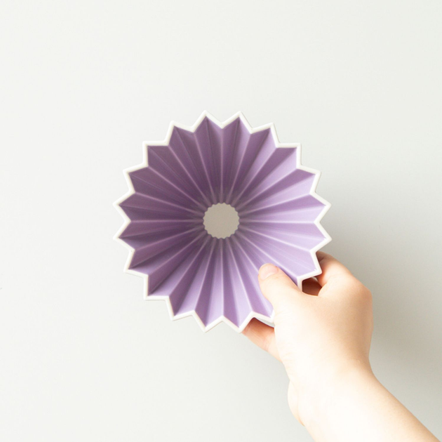 Пуровер для кави Origami S порцеляновий Фіолетовий (4536058764961) - зображення 5