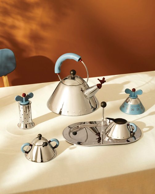 Чайник Alessi Black Bird зі свистком 2 л (8003299939404) - зображення 3