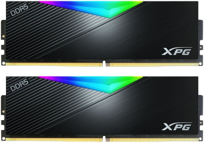 Pamięć RAM ADATA DDR5-6400 65536MB PC5-54400 (Kit of 2x32768) XPG Lancer RGB Black (AX5U6400C3232G-DCLARBK) - obraz 1