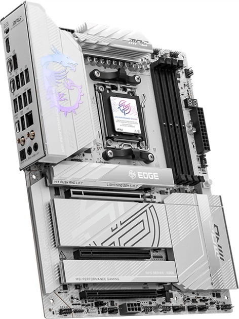 Материнська плата MSI MPG X870E Edge Ti Wi-Fi (sAM5, AMD X870E, PCI-Ex16) - зображення 3