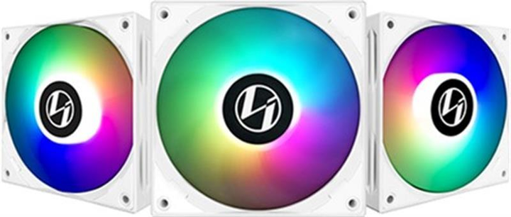 Вентилятор Lian Li ST120-3, Triple, White (G99.12ST3W.00) - изображение 1