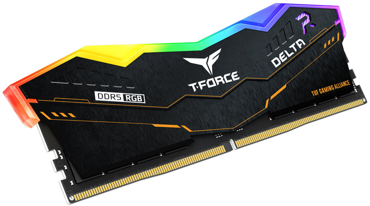 Pamięć RAM Team Group DDR5-6000 32768MB PC5-48000 (Kit of 2x16384) T-Force Delta TUF Gaming Alliance RGB (FF5D532G6000HC38ADC01) - obraz 3