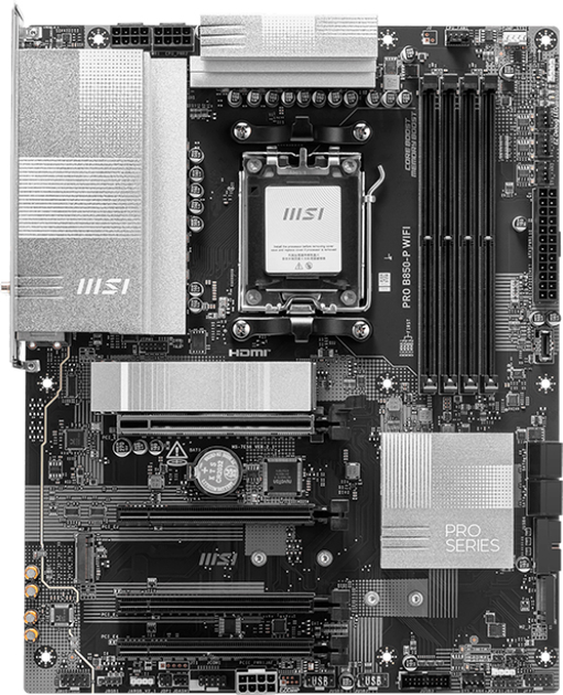 Материнская плата MSI PRO B850-P Wi-Fi (sAM5, AMD B850, PCI-Ex16) - изображение 1