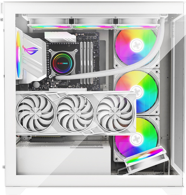 Корпус Xilence Xilent Gleam White (X818.W.ARGB) - зображення 4