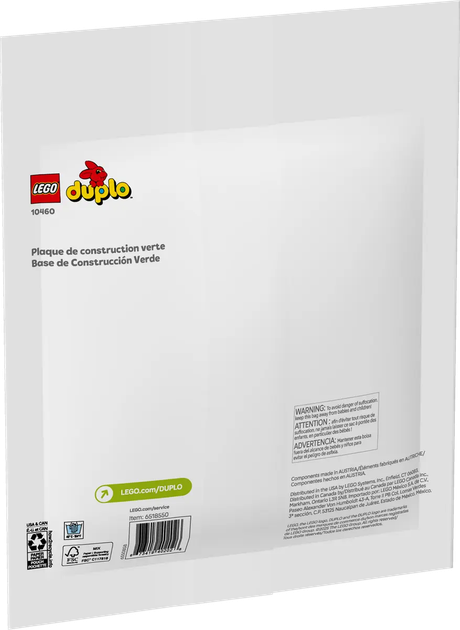 Zielona płytka konstrukcyjna LEGO DUPLO (10460) - obraz 6