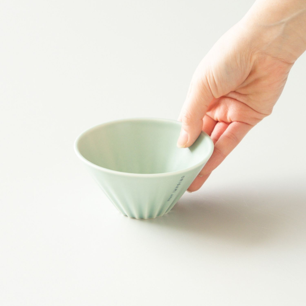 Dripper do herbaty Origami porcelanowy Matowy zielony (4536058021866) - obraz 5