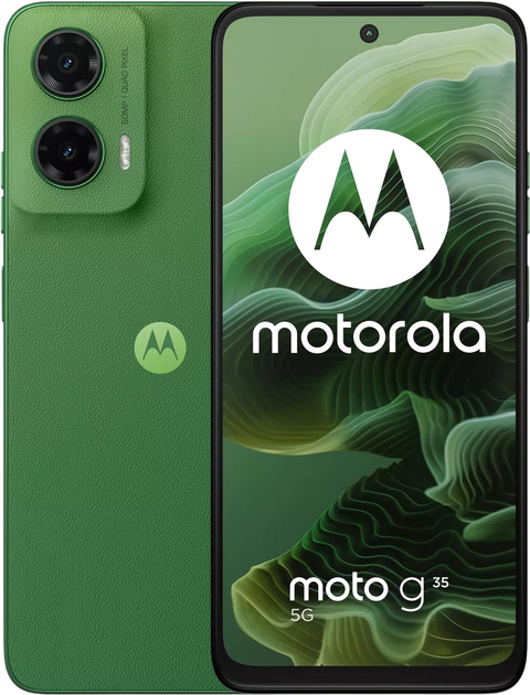 Мобільний телефон Motorola Moto G35 4/128GB Leaf Green (PB3K0000SE) - зображення 1