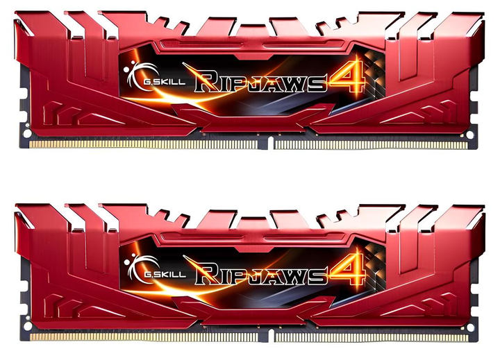 Оперативна пам'ять G.Skill DDR4-2400 16384MB PC4-19200 (Kit of 2x8192) Ripjaws 4 (F4-2400C15D-16GRR) - зображення 1