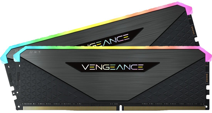 Оперативна пам'ять Corsair DDR4-3600 32768MB PC4-28800 (Kit of 2x16384) Vengeance RGB RT Black (CMN32GX4M2Z3600C18) - зображення 3