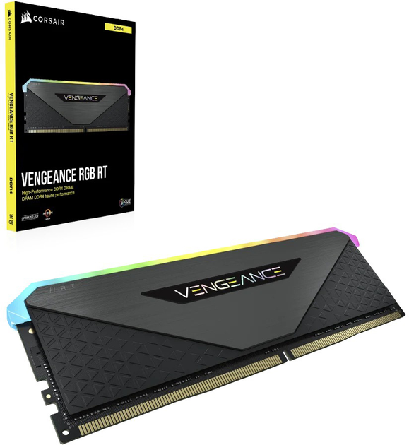 Оперативна пам'ять Corsair DDR4-3600 32768MB PC4-28800 (Kit of 2x16384) Vengeance RGB RT Black (CMN32GX4M2Z3600C18) - зображення 7