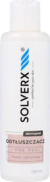 Odtłuszczacz do twarzy Solverx Dermopeel 150 ml (5907479386770) - obraz 1