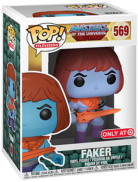 Figurka Funko Pop! Masters Of The Universe Faker Exclusive 9 cm (889698225021) - obraz 1