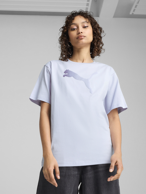 Футболка хлопковая женская Puma Her Graphic Relaxed Tee 68505447 S Cool Weather (4067984234070) 