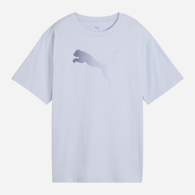 Футболка бавовняна жіноча Puma Her Graphic Relaxed Tee 68505447 XS Cool Weather (4067984234094) - зображення 4