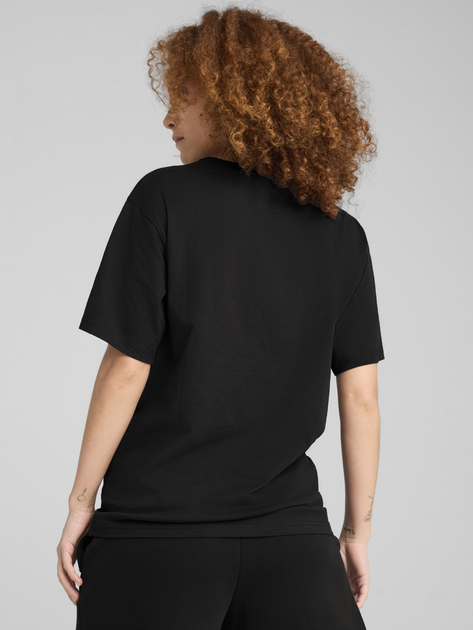 Футболка бавовняна жіноча Puma Class Relaxed Tee 68503101 XS Black (4067984231574) - зображення 2