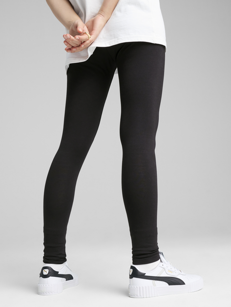 Спортивные леггинсы для фитнеса женские Puma Ess Small No. 1 Logo Leggings 68242201 XS Black (4067983478383) 