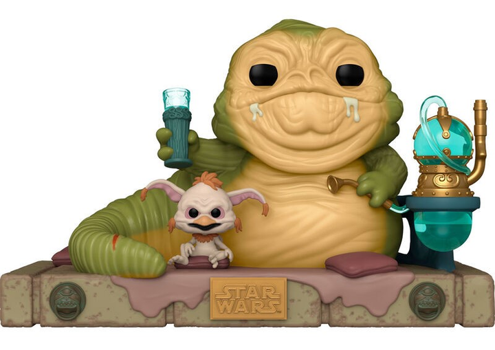 Figurka Funko Pop! Star Wars 40th Jabba The Hutt & Salacious B Crumb 9 cm (889698707428) - obraz 1