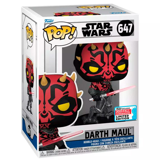 Фігурка Funko Star Wars Darth Maul Bobble-head Exclusive 9 см (889698741033) - зображення 2